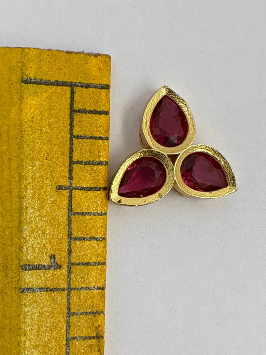 3 pan AD stone red color