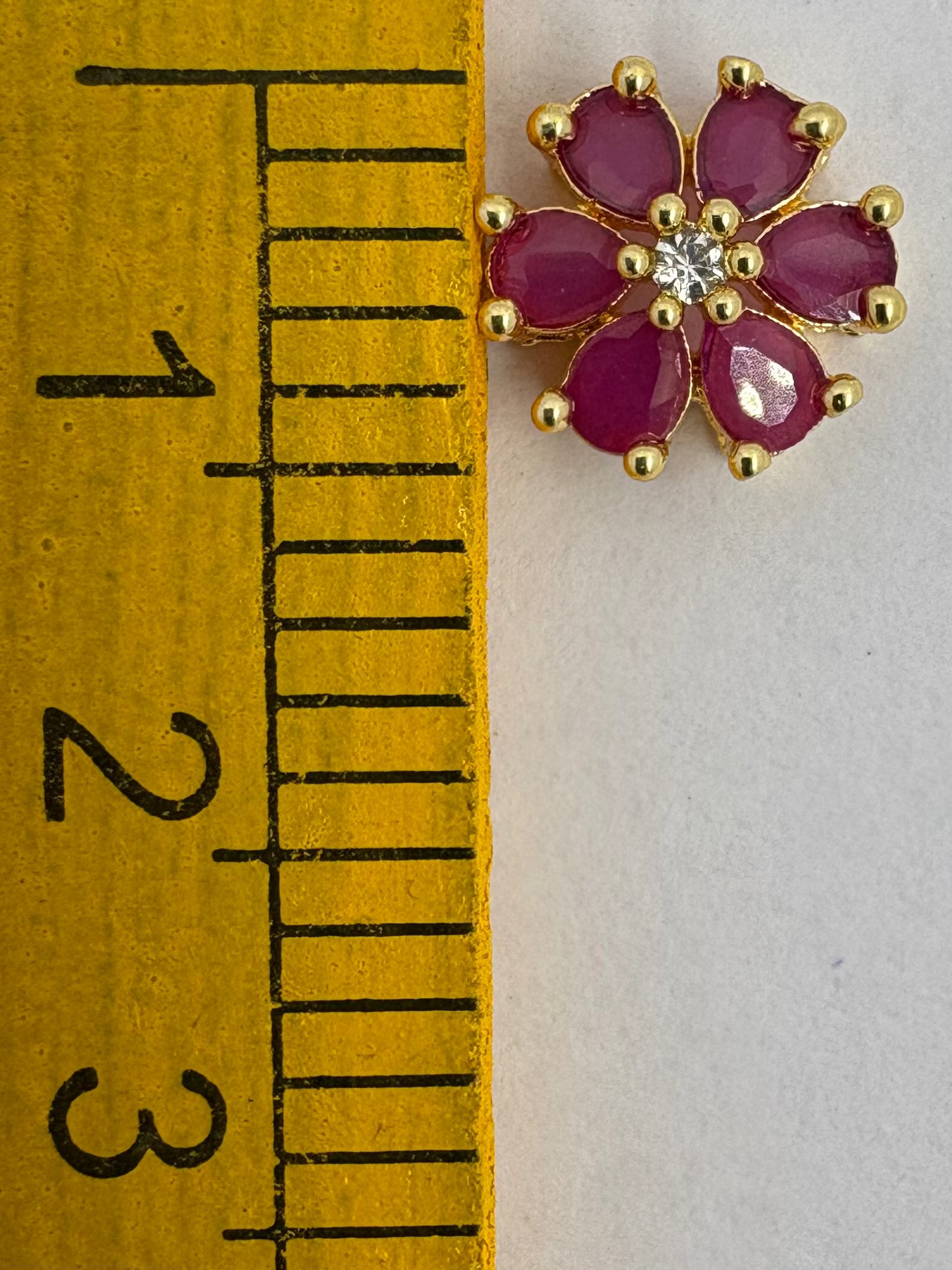 AD flower dark pink/white color