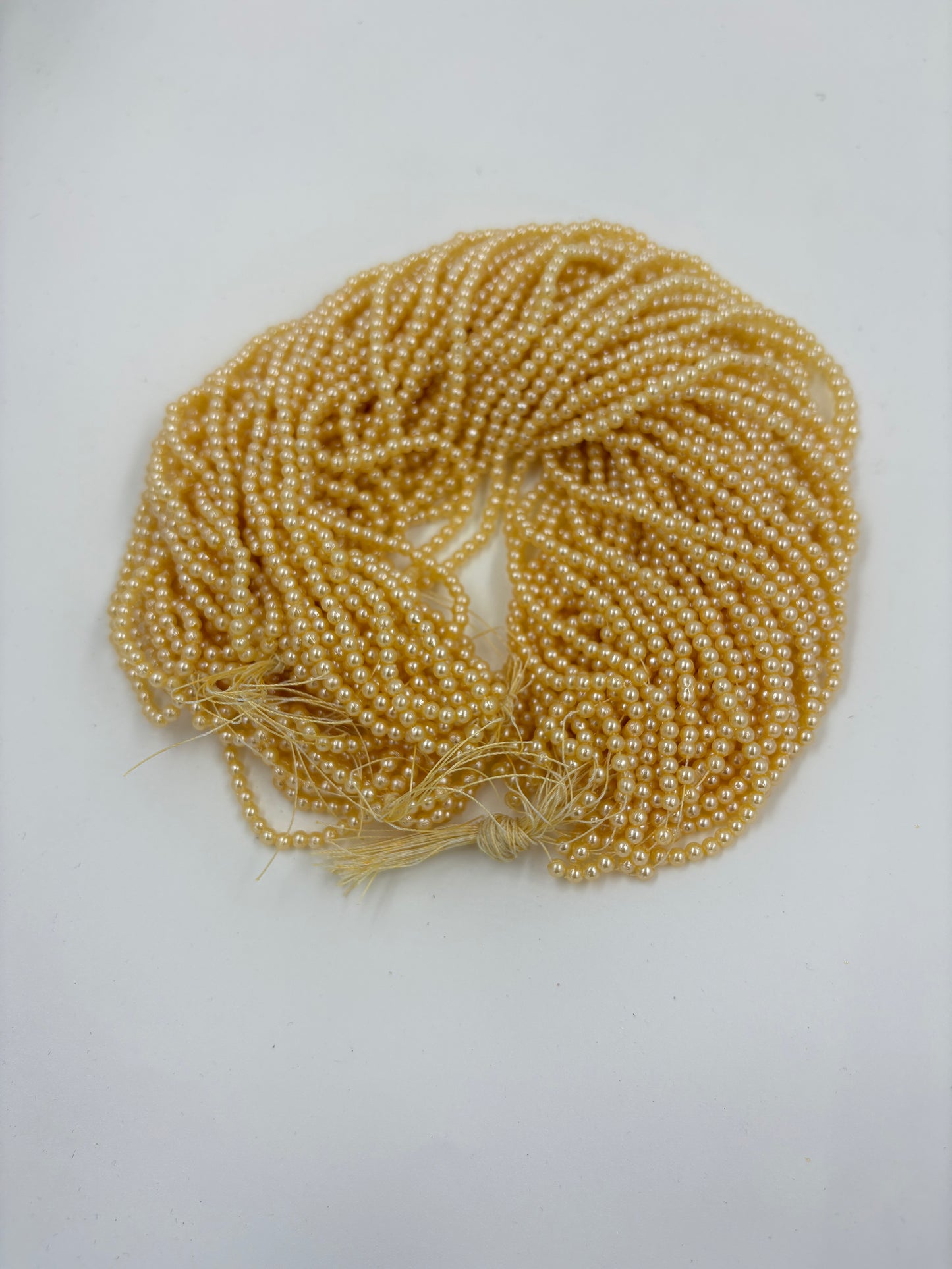 4mm golden shade moti (double coating)