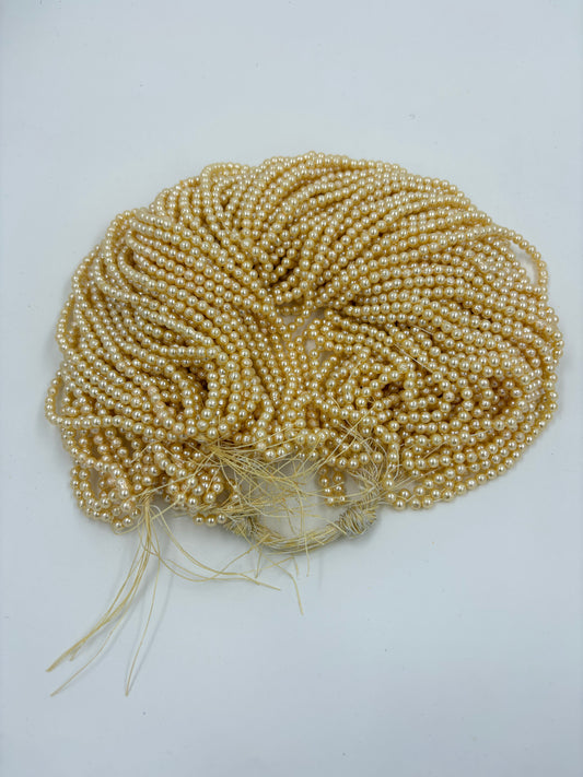 5mm golden shade moti (double coating)