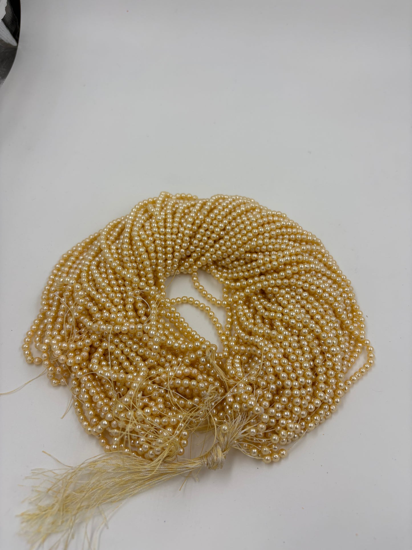 6mm golden shade moti (double coating)