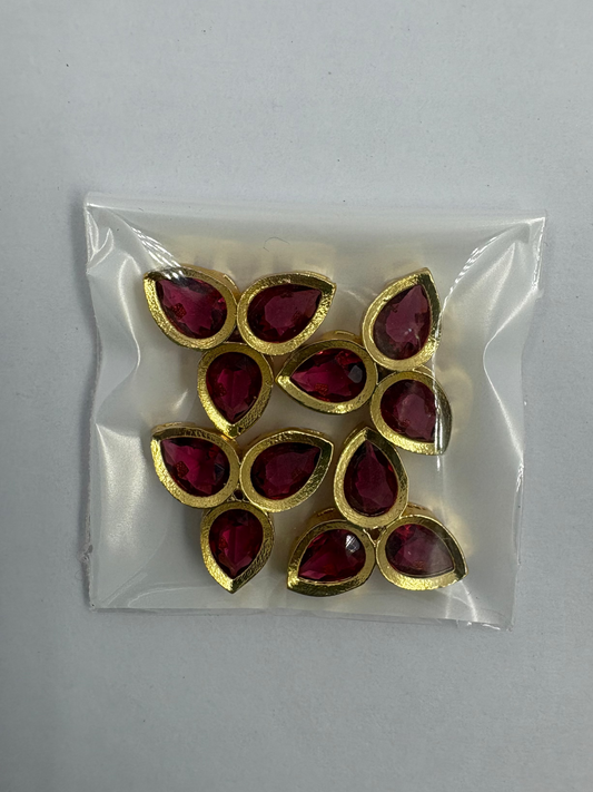 3 pan AD stone  red color