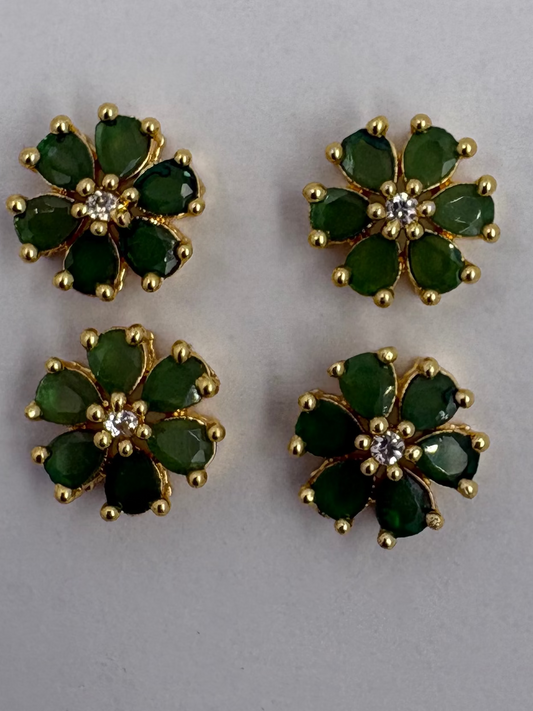 AD flower green/white color