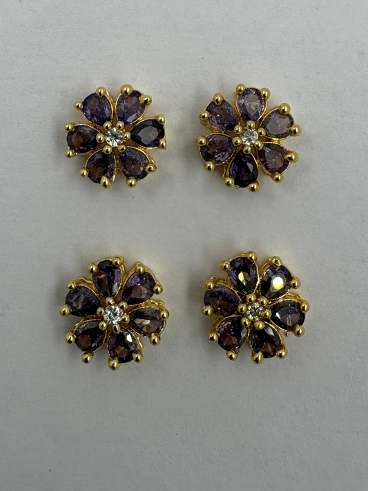 AD flower purple/white color