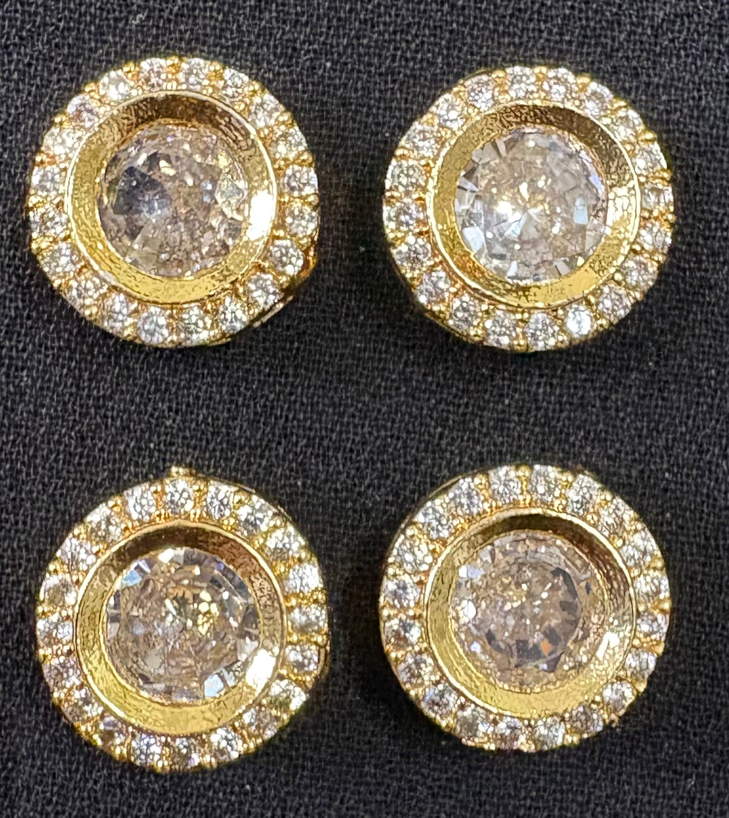 AD circle white stone