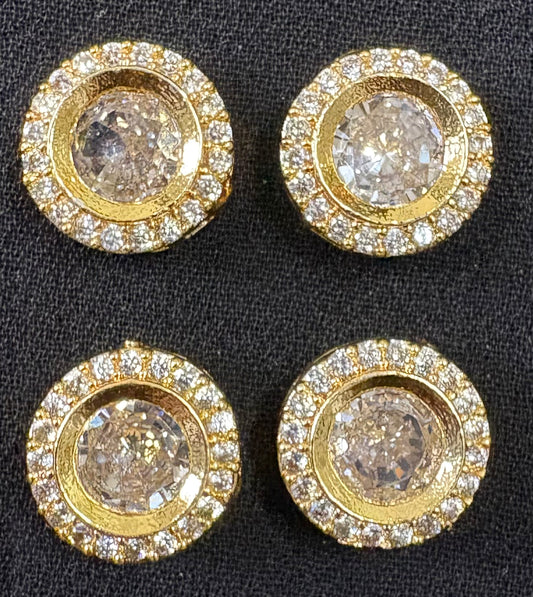 AD circle white stone