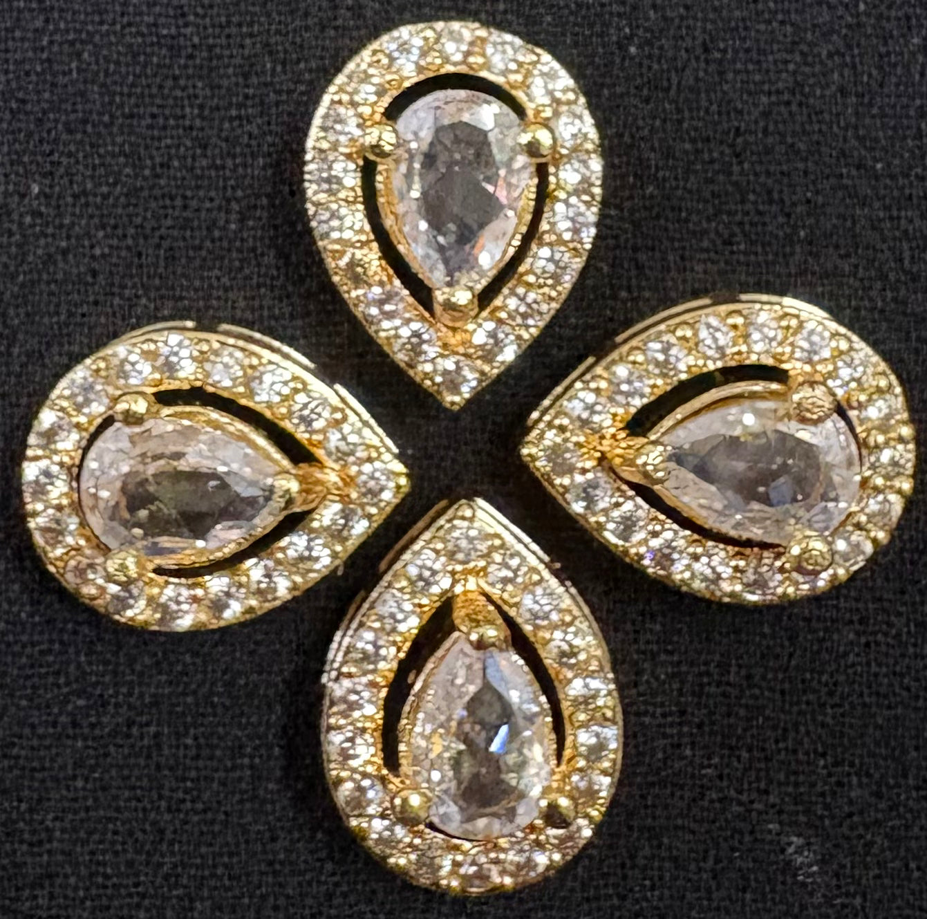 AD tilak shape white color (big)