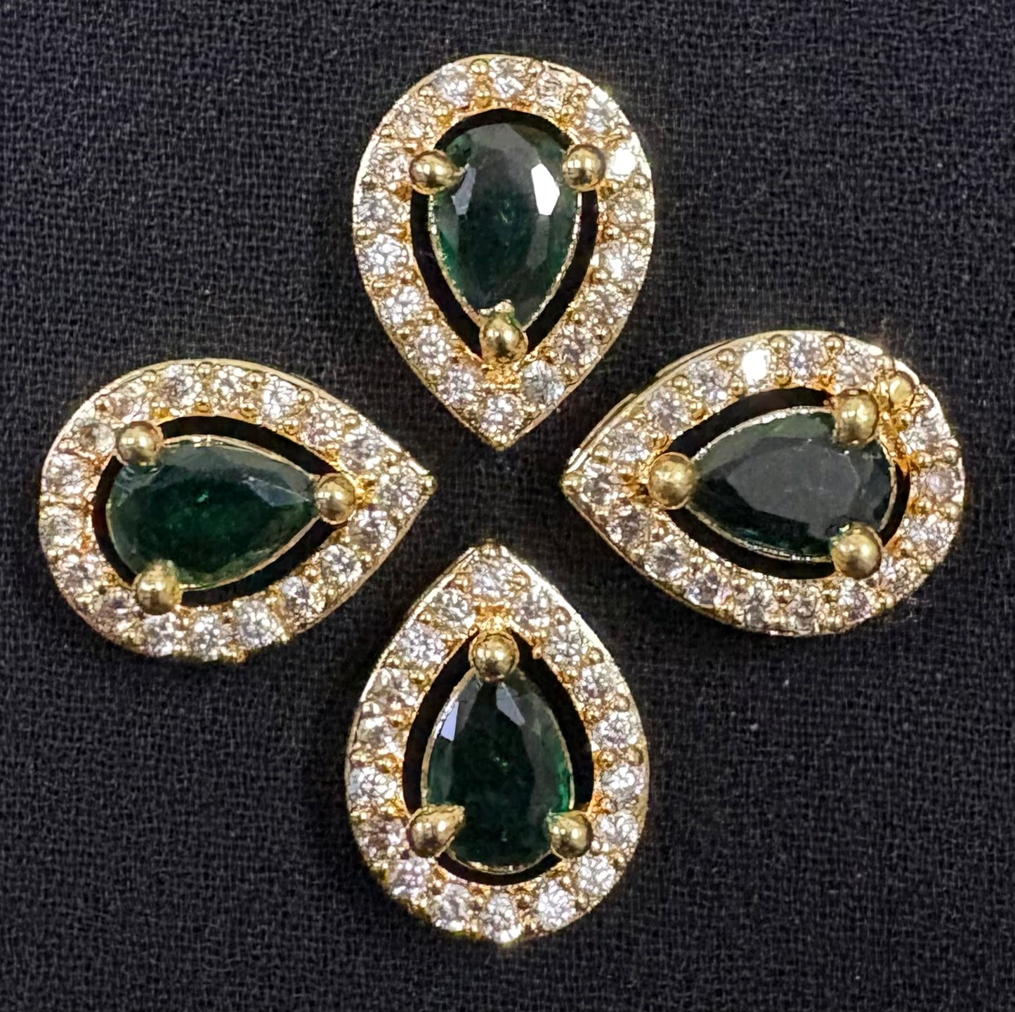 AD tilak shape green color (big)